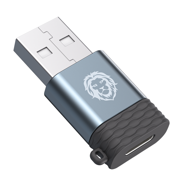 Green Type C To USB Connector Adapter Super Fasting Charging & Data Transfer