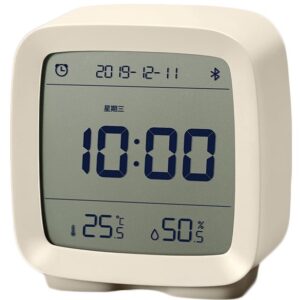 Qingping Bluetooth Alarm Clock Temperature Humidity Monitoring Night Light 3 in 1 Multifunctional Clock Work