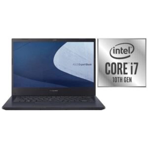 Asus P2451FB-EK0053R Intel Core i7 10510U 1.80Ghz 16GB RAM 512GB SDD 14" FHD Screen 2GB NVIDIA Graphics Bluetooth Camera Finger Print Windows 10 Pro English Arabic Keyboard Black