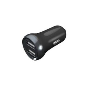 Porodo Dual Port Mini Car Charger 2.4 A - Black