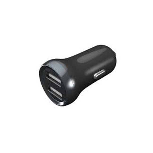 Porodo Dual Port Mini Car Charger 2.4 A - Black