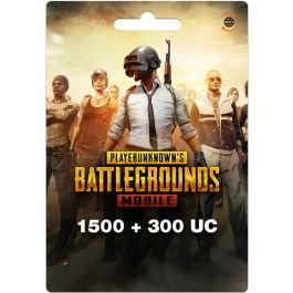 Pubg Pin 1500+300 UC Retail Gift Card