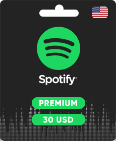 Spotify USD 30 Gift Card