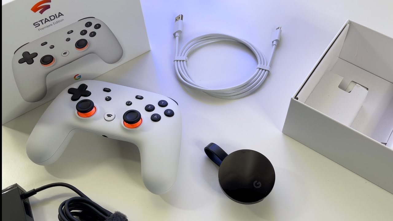 Stadia Premiere Edition Controller With Chromecast Ultra