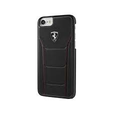 Ferrari Genuine Leather Hard Case Coque Exterieur Cuir iPhone 7 - Image 3