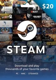 Steam USD 20 Gift Card