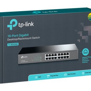 Tp Link TL SG1016D 16 Port Gigabit Desktop Rackmount Switch