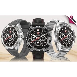 Swiss Military SM-WCH-DOM1-M-SIL Dom Smart Watch With Metal Strap