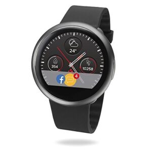 Mykronoz Zeround 2 Activity Tracker Smartwatch With Circular Color Touchscreen & Black Silicon Band