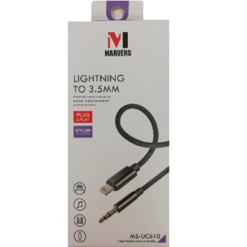 Marvers MS-UC610 Lightning to Aux Cable - Image 2