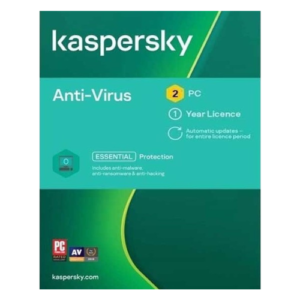 Kaspersky Antivirus 2 Users (1 Year) I Digital Download KL1171IBBFS-20
