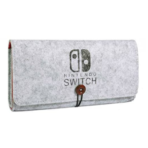 AhaStyle Portable Travel Carrying Case Protective Felt Pouch Cover Nintendo Switch Lite