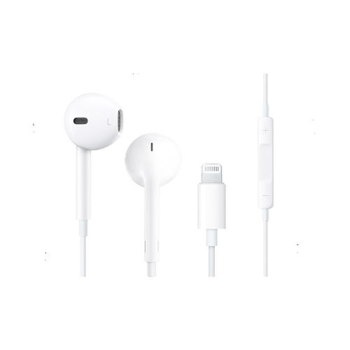 WIWU Earbuds HF Sound Plug And Play Lightning Connector - White - Image 3