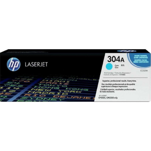HP 304A Cyan LaserJet Toner Cartridge | CC531A - Image 2