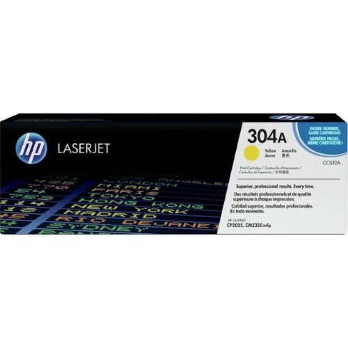 HP 304A Yellow LaserJet Toner Cartridge | CC532A - Image 2
