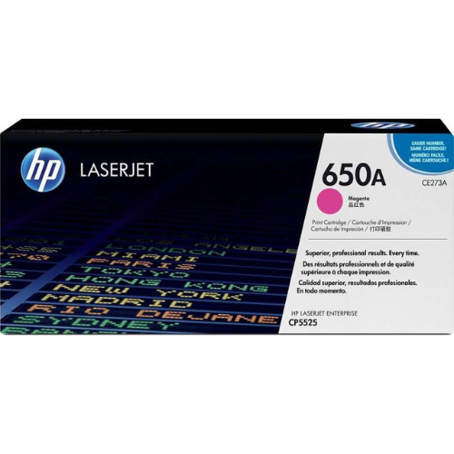 HP 650A Color LaserJet Magenta Print Toner Cartridge | CE273A - Image 2