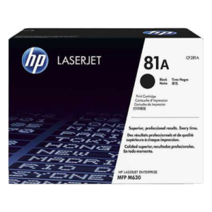 HP 81A Black LaserJet Toner Cartridge| CF281A