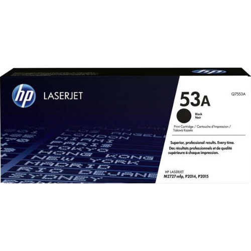 HP 53A Black LaserJet Toner Cartridge | Q7553A