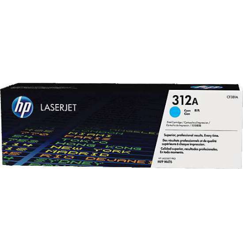 HP 312A Cyan LaserJet Toner Cartridge | CF381A