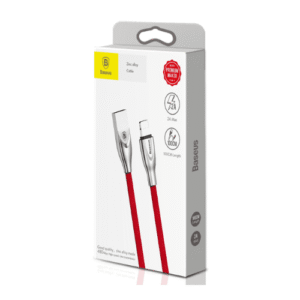 Baseus Zinc Alloy IPhone Cable Red 1Meter