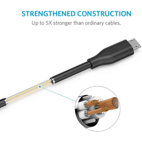 Anker A8132H12 PowerLine Micro USB Data Cable 3ft / 0.9m - Image 2