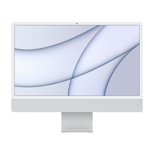 Apple M1 chip with 24-inch iMac with Retina 4.5K 8‑core CPU and 8‑core GPU, 512GB Silver English Keyboard