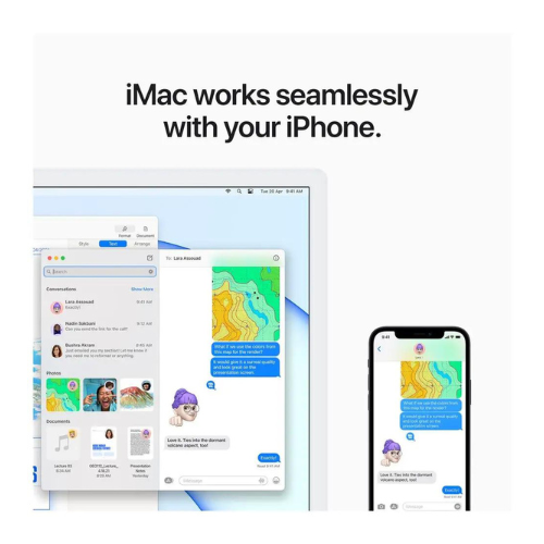 Apple 24-inch iMac with Retina 4.5K display: Apple M1 chip with 8‑core CPU and 7‑core GPU, 256GB - Green (MJV83AB/A) - Image 4