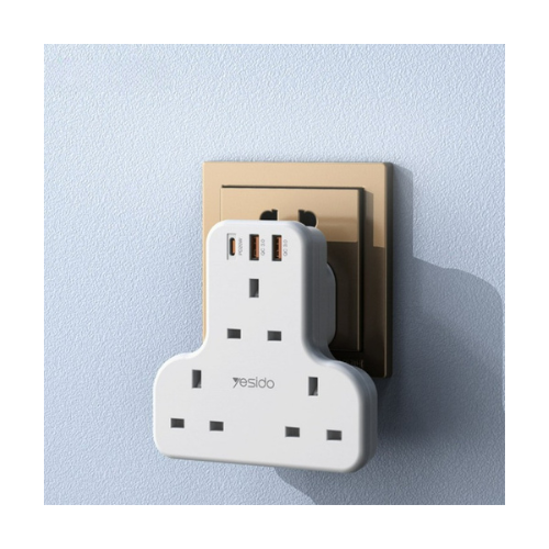 Yesido MC15 6-in-1 Fast Charge Power Socket 3250W