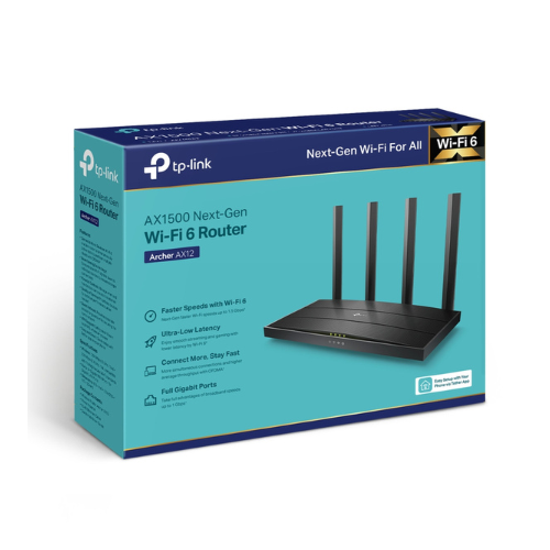 Tp Link AX1500 Archer AX12 Next Gen WiFi 6 Router