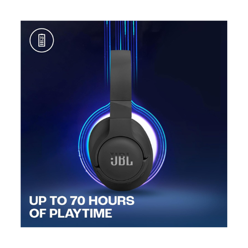 JBL Tune 770NC Noise Cancelling Headphones Blue - Image 2