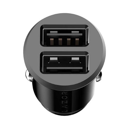 Lazor Voyager P CC13 Compact Car Charger, 1m Charging Cable USB-A TO Lightning - Image 2