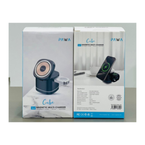 Pawa Cube 3IN1 Magentic Multi-Charger with Atmospheric Light