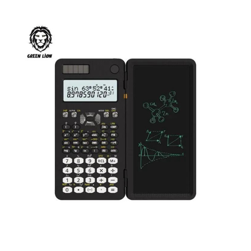 Green Lion Scientific Calculator & Writing Pad GNSCALWPADBK - Image 3