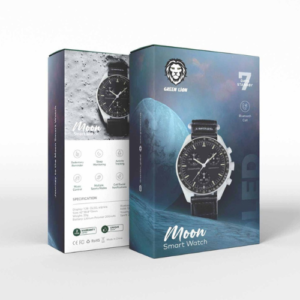 Green Lion Journey To Moon Smart Watch Black