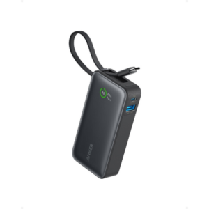 Anker Nano Power Bank 10,000mAh30W, Built-In USB-C Cable A1259H31