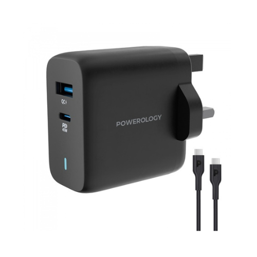 Powerology PD45W Ultra Quick GAN Charger