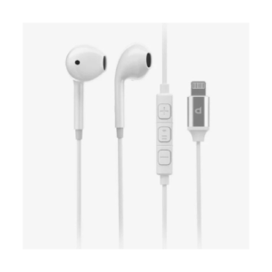 Powerology Stereo MFi Lightning Earphones 1.2M White