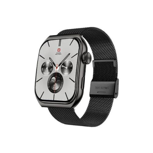 Swiss Military ALPS Curved Glass Smart Watch with 1.96" Display - Image 4