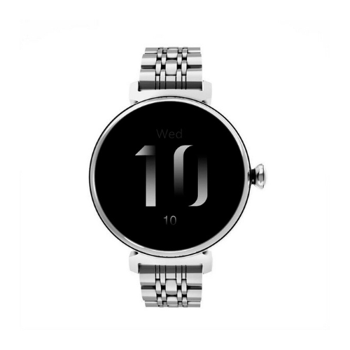 HI Future Aura 1.04’ AMOLED Display Smart Watch Silver