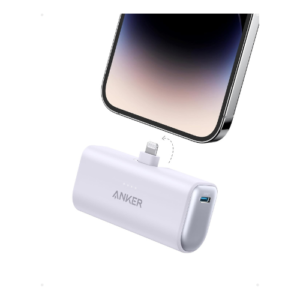 Anker 621 5000MAH Power Bank Built in Lightning Connector WH