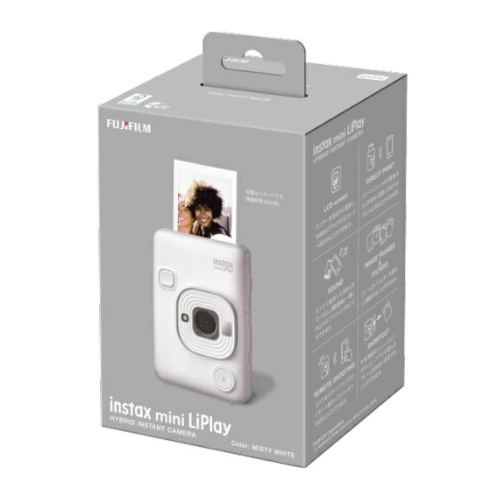 FUJIFILM INSTAX Mini LI Play Hybrid Instant Camera White - Image 2