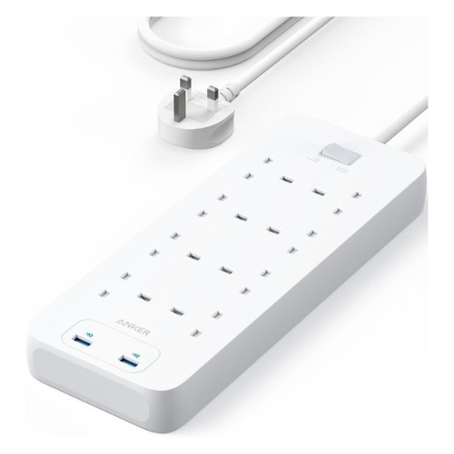 Anker 342 USB Power Strip, 8AC, 2 USB A , A9182K21