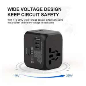 GO-DES 4IN1 World Universal Travel Charger Wide Voltage GD-B6