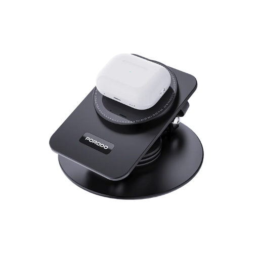 Porodo Wireless Charging Rotating Stand