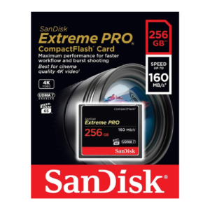 SanDisk Extreme PRO CF 160MB/s 256 GB VPG 65, UDMA 7
