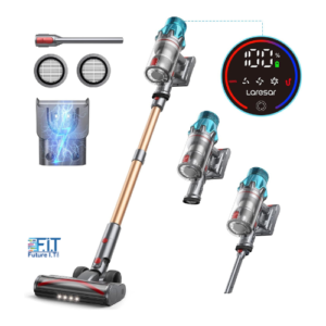 Laresar Ultra 7 Cordless Vacuum Cleaner 550W/45Kpa Stick Vacuum Cleaner with Touch Screen