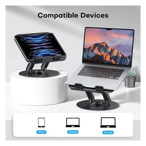 GO-DES Rotation Adjustable Metal Laptop And Notebook Stand GD-HD779 - Image 2