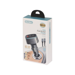 GO-DES USB Dual PD Port Super Charging Car Adapter GD-QC2033