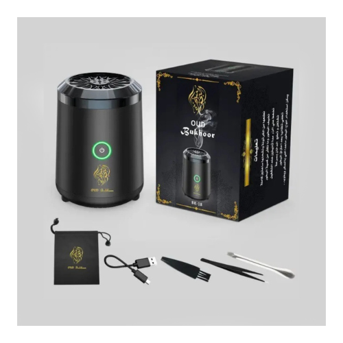 OUD Bukhoor Electric Incense Burner Black BK-18 - Image 3