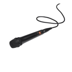 JBL PartyBox Mic 100: Wired Dynamic Vocal Mic with Cable, Quality Performance, Wire mesh Cap with windscreen